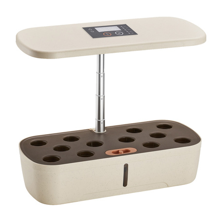 Inteligentna doniczka SMART GARDEN beżowa z systemem nawadniania Spacetronik SPGC10