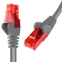 RJ45 CAT 6 U/UTP AWG24 grau 75m Kabel