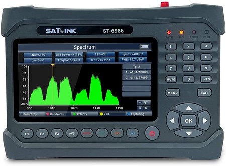 Satlink Kombi-Messgerät ST-6986 DVB-T2/C/S2