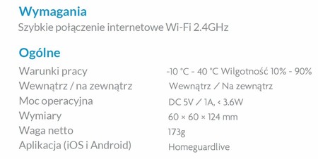 HomeGuard AI WiFi-Außenkamera 2K HGWOB-256