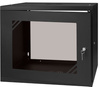 Szafa RACK 19'' 9U 450mm CZARNA Szklane drzwi