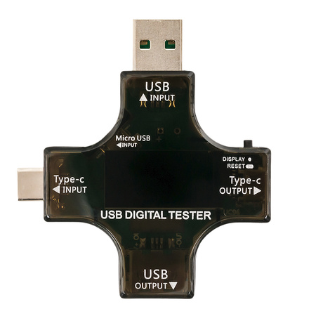 Wielofunkcyjny tester USB USB-C Spacetronik SP-UT01