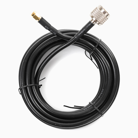 Kabel GSM przewód antenowy Spacetronik wtyk N wtyk SMA LMR240 7m