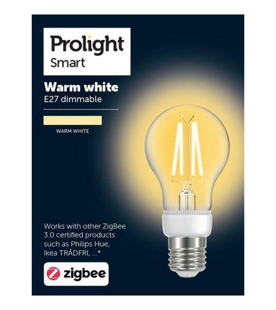 WiFi Prolight intelligente Glühbirne E27 8W