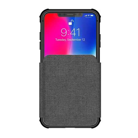 Etui Exec 3 Apple iPhone Xs Max grau