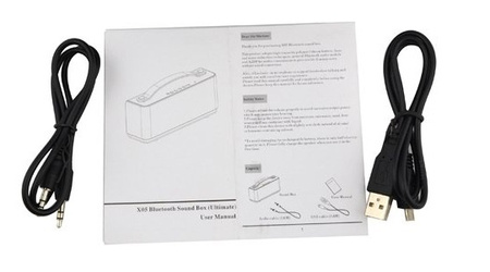 Aluminiowe głośniki bluetooth Spacetronik X05 Red
