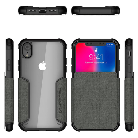 Etui Exec 3 Apple iPhone Xr grau