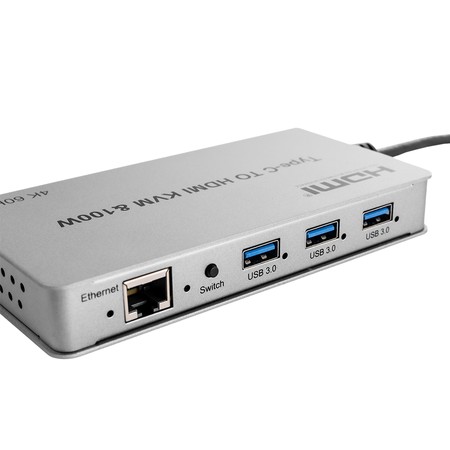 USB-C auf HDMI KVM Adapter 100W 4K 60Hz SPU-M17