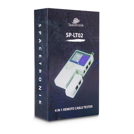 Tester kabli sieciowych RJ45/RJ11/USB/BNC Spacetronik SP-LT02