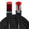 RJ45 CAT 6 S/FTP AWG27 LSZH Kabel schwarz 05m