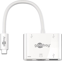 Adapter USB-C na HDMI, 2x USB 2.0, 1x USB 3.0, 1x USB-C Goobay