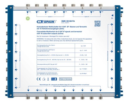 Spaun Kaskaden-Multischalter 9/9 x 16 SMK 99169 FA