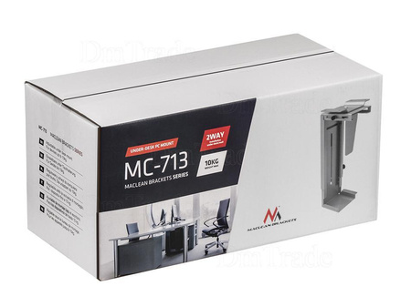 Uchwyt do komputera Maclean MC-713 S srebrny