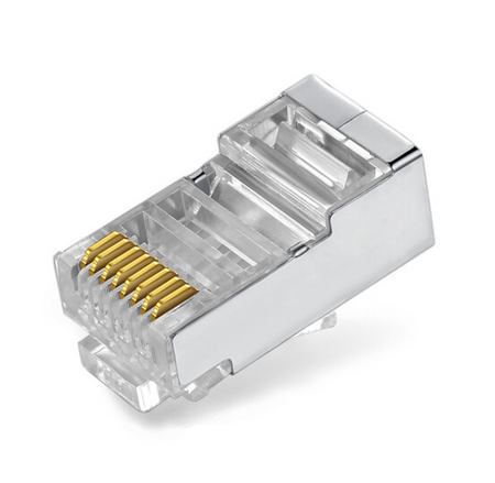 RJ45 Kat.6 Durchgangsstecker FTP PT-RJ456FT-1 100St