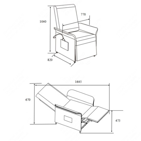 Elektrisch verstellbarer Sitz Spacetronik Flax