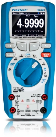 PeakTech Grafik-Multimeter mit Farb-LCD 3440