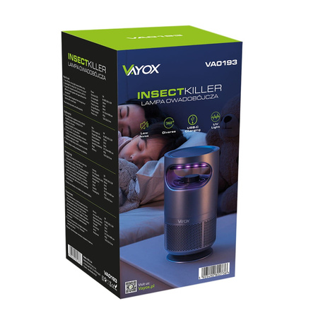 UV-Standinsektenlampe 5W LED VAYOX VA0193