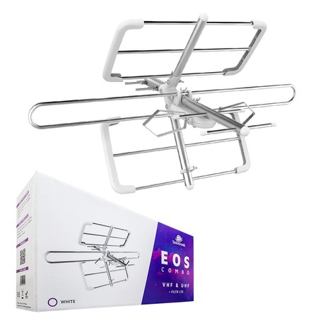 DVB-T2 Antenne Spacetronik EOS Combo Weiß 5 Stk.