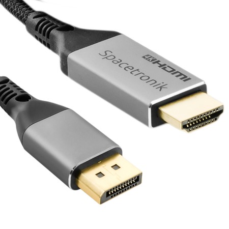 HDMI 4K 60Hz DP Kabel Spacetronik KDH-SPA020 2m