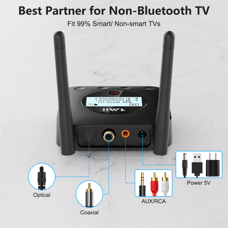 B06TXPLUS Nadajnik audio Bluetooth 5.2 1Mii TX 50m