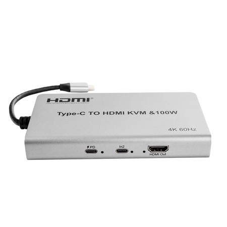 Adapter USB-C do HDMI KVM 100W 4K 60Hz SPU-M17