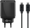 USB-C PD 18W Goobay Netzladegerät + 1m Kabel