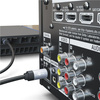 Kabel HDMI 2.1 8K 60Hz ARC HDR 3D Goobay Plus oplot tekstylny szaro-czarny 1m