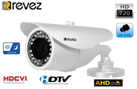 Kamera CCTV AHD 720p Revez RZ-AHD-720-4 2,8-12mm AGC 0,01Lux