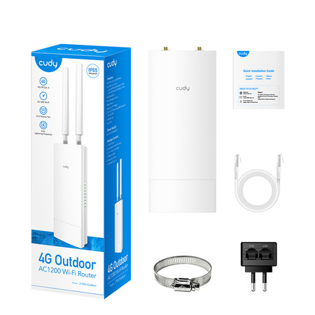 Router zewnętrzny Cudy LTE LT500 4G SIM PoE Wi-Fi