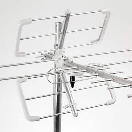DVB-T2 Antenne Spacetronik EOS L Combo White Akt.