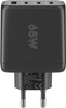 3x USB-C USB-Netzladegerät 68W Goobay BLACK