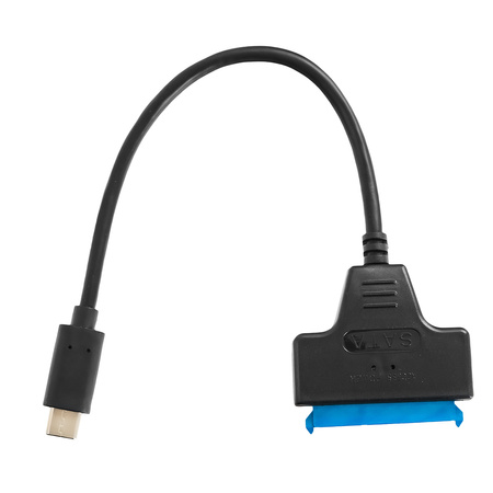 Adapter przejściówka złącze SATA III na USB-C do dysków SSD HDD