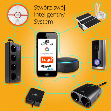 Przełącznik Smart 2x TUYA SL-ES21 Golden Charm