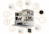 Maxkin Tutti Touch WiFi-Alarm mit Melder DWS-303