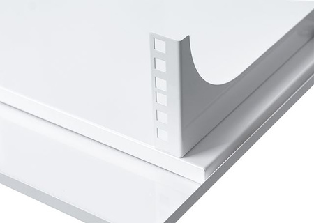 Obudowa RACK 19'' 2U 350 x 130mm BIAŁA pionowa