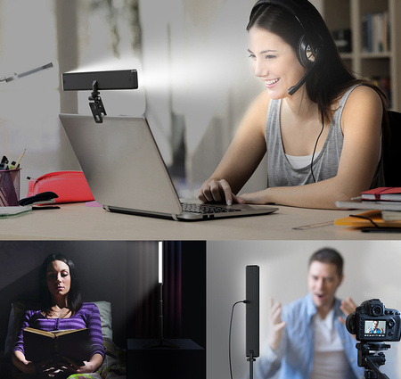 Lampka USB do monitora 28cm ze statywem APL-FL06