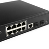 Switch zarządzalny L2 LAN 8x 1Gbps 2x porty SFP konsola przełącznik LAN Cudy GS2008S2