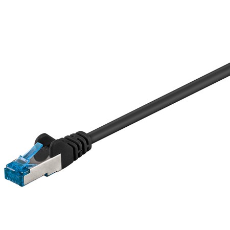 LAN Patchcord CAT 6A S/FTP schwarz 10m