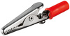 KROKODYLEK Klemme mit Schraube rot 50V Goobay