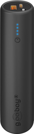 Powerbank na rower z latarką LED i uchwytem Goobay 5000 mAh USB-C PowerDelivery