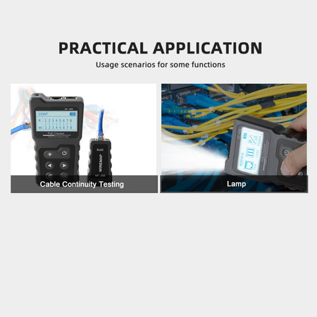Profesjonalny tester PoE kabli sieciowych Noyafa NF-488