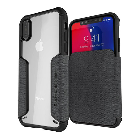 Etui Exec 3 Apple iPhone Xs grau
