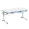 Biurka dla dziecka ręczne Spacetronik XD SPE-X104WA 120x60 cm biały+niebieski OUTLET