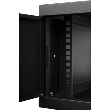 19'' 4U Rack 600x350mm BLACK Glastür