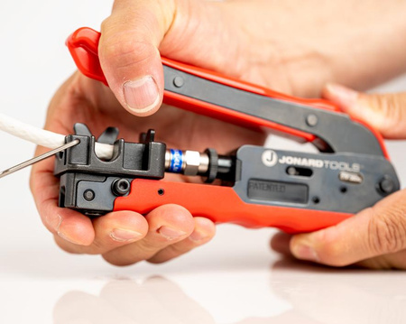 Zaciskarka kompresyjna 360 do długich złączy RG6 i RG11 typu F JONARD CTF-360XLD TOOLS