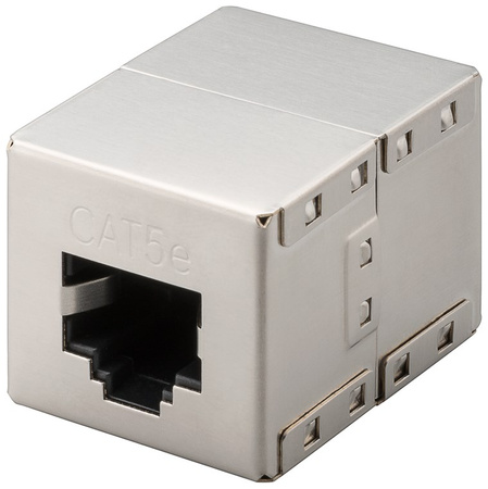 CAT5e Netzwerkkabel-Kupplung BACK gn-gn Goobay