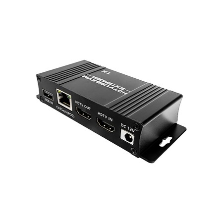 HDMI KVM auf LAN-RJ45 USB Konverter 60m Spacetronik