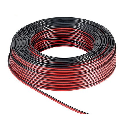 Goobay 2x25mm CCA 10m schwarz-rotes Lautsprecherkabel