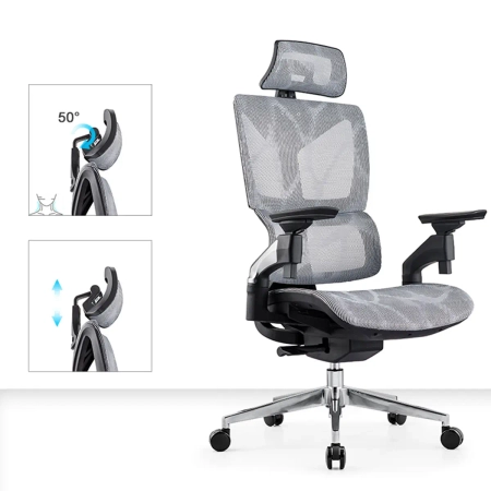 Ergonomiczny fotel biurowy regulowany 4D Spacetronik HILDE OUTLET