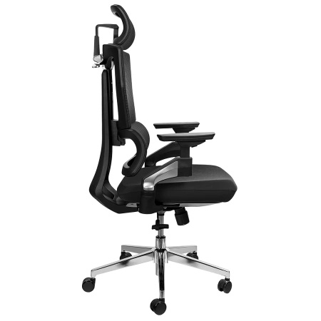 Krzesło biurowe ergonomiczne Spacetronik BARD czarne OUTLET